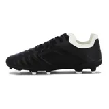Championes de fútbol Diadora MD Force Pro, color negro con detalles en blanco.
