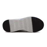 Championes de running Diadora Moon para hombre, color negro con detalles en celeste, azul y gris.