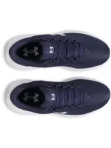 Championes de running Under Armour Phade RN 3, color azul marino con suela blanca y logo lateral en blanco. Confeccionados en malla ligera y transpirable con entresuela de amortiguación EVA.
