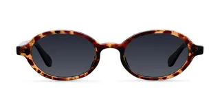 Lentes de sol unisex Oba Tigris Carbon con montura ovalada carey y lentes polarizadas negras. Fabricados con materiales bio-based G850 y patillas de propionato de celulosa. Protección UV400 - Categoría 3.