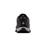 Championes de trekking Columbia modelo Crestwood Low Omni-Grip, color gris con detalles en negro. Confeccionados con empeine de gamuza y tejido, mediasuela ligera y suela de caucho con tracción.