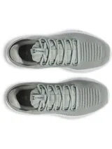 Championes de entrenamiento Under Armour Dynamic 2, color verde con suela blanca. Presentan parte superior tejida UA IntelliKnit para mayor sujeción y mediasuela Flow para amortiguación reactiva y estabilidad lateral.