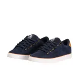 Championes de skate Circa modelo AL 50, color marrón confeccionados en gamuza, con suela blanca vulcanizada y detalle de talón en color negro.