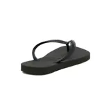 Ojotas negras marca Tropical Brasil, modelo Basic.