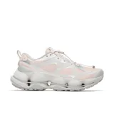 Championes Merrell modelo Speedarc Matis, color rosado y gris, con parte superior de malla transpirable y TPU, sistema de cordones elásticos y suela de diseño robusto con tecnología Vibram.