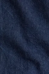 Short pollera de denim azul oscuro con diseño de pliegues frontales, cintura estándar y cierre lateral.