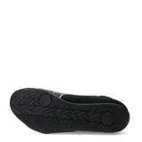 Championes Puma modelo Catch Sd, color negro con detalles en blanco. Diseño de perfil bajo con exterior de gamuza, cierre de cordones y suela de goma.