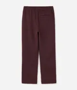 Pantalón masculino confeccionado en tejido de punto pesado con acabado liso, de corte recto y cintura elástica. Cuenta con bolsillos laterales funcionales.
