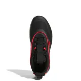 Championes de básquet Adidas Ownthegame 3.0, color negro con detalles en rojo y blanco.