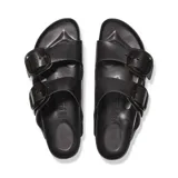 Sandalias Birkenstock Arizona Big Buckle Eva, color negro, con dos correas ajustables con hebillas grandes y plantilla anatómica.