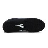 Championes de fútbol Diadora Barrica Futbol TF Teen, color negro, para uso en césped artificial.