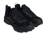 Championes Adidas Terrex AX4 Hiking de hombre, color negro. Diseñados para senderismo y actividades al aire libre, con suela de caucho Continental para un agarre óptimo en terrenos rocosos, mojados y sucios.