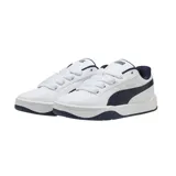 Championes Puma Park Lifestyle Easy, color blanco con detalles en azul marino.