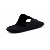 Sandalias Quiksilver modelo Moonstone de hombre, color negro con tira ancha y el logotipo de la marca grabado en relieve.