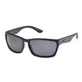 Lentes de sol MDQ modelo Makara, con armazón rectangular negro y cristales oscuros.