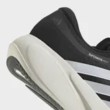 Championes de running Adidas Supernova Rise 3, color negro con detalles en blanco. Presentan exterior técnico Primeweave, mediasuela Dreamstrike+ para mayor amortiguación y suela Lighttraxion para un agarre óptimo.