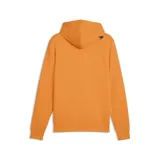 Buzo con capucha de algodón color naranja, con bolsillo frontal tipo canguro y logo de Puma y McLaren Racing bordado en el pecho.