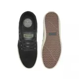 Championes Etnies Barge LS grises con detalles en marrón y suela blanca.