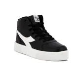 Championes de caña alta Diadora Champion Rocket Mid, color negro con detalles en blanco.