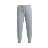 Pantalón de jogging gris con cintura elástica ajustable con cordón, bolsillos laterales y logo Hurley estampado en la pierna derecha.