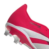 Championes de fútbol Adidas Predator League FT FG, color fucsia con detalles en blanco.
