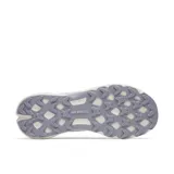 Championes de trail running Merrell Agility Trail, modelo para mujer en color celeste claro con suela y detalles en tono off-white y gris. Confeccionados con parte superior de malla transpirable, material sintético y TPU, incorporan amortiguación con espuma FloatPro y suela de goma con tacos.