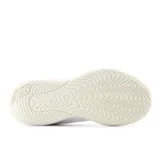 Championes New Balance 696 V6 para dama, color blanco con detalles en bordó y rosa. Capellada de malla y material sintético.