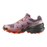 Championes de trail running Salomon Speedcross 6, color negro, con diseño ligero, parte superior renovada y suela con gran adherencia y evacuación rápida de barro.