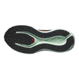 Championes de trail running Salomon DRX Defy Grvl, color negro con detalles en naranja y entresuela verde menta, diseñados con soporte y ligereza para correr en caminos de grava y asfalto.