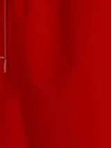 Short de baño rojo de poliéster con cintura elástica ajustable con cordón. Logo de Tommy Hilfiger estampado en la pierna.