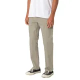 Pantalon de corte recto confeccionado en tejido Bull Denim de algodón, con diseño clásico de cinco bolsillos y cierre frontal con botón y cremallera.