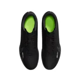 Championes de fútbol sala Nike Mercurial Vapor 15, color negro, con diseño texturizado en la superficie y cierre de cordones.