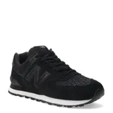 Championes urbanos New Balance modelo Classics Traditionnels, color negro con detalles en gamuza y malla, logo "N" característico en los laterales y entresuela ENCAP.