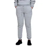 Pantalón de jogging Diadora color gris melange, con cintura elástica ajustable mediante cordón, bolsillos laterales y puños elásticos en los tobillos.