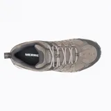 Championes de trekking Merrell modelo Accentor 3 WP, color marrón con detalles en gris oscuro. Diseño impermeable con parte superior de ante y malla, puntera protectora de goma y suela de alta tracción.