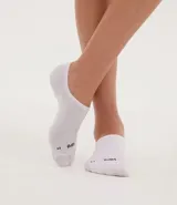 Kit de tres pares de medias invisibles deportivas blancas, marca Lupo.