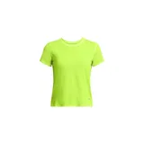 Remera deportiva Under Armour modelo Launch Short Sleeve, de color verde lima, manga corta y cuello redondo. Confeccionada en tejido suave, ligero y transpirable con tecnología de control de olores.