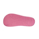 Ojotas Puma modelo Divecat V2, color rosado, con diseño de banda ancha y logo de la marca en blanco.