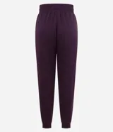 Pantalón de jogging deportivo color bordó, de cintura elástica, con frisos delanteros, bolsillos y puños en los tobillos.