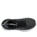 Championes Saucony Echelon 9 de dama, color negro con detalles en gris y blanco.