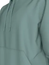 Buzo con capucha Calvin Klein color verde agua, de corte regular, con cordones ajustables, puños y bajo con punto canalé, bolsillo canguro e insignia con el logo de Calvin Klein en la manga.