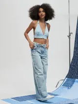 JEAN DUNA WIDE LEG