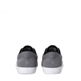 Championes Converse Net Star OX grises con logo lateral blanco y suela blanca.