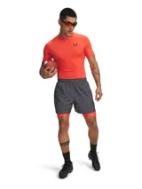 Short deportivo Under Armour de corte estándar, color gris, con cintura elástica y logo de la marca en el lateral. Confeccionado en tejido ultraligero, transpirable y resistente al agua.