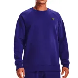 Buzo Under Armour de hombre, color violeta, de cuello redondo, ligero, cómodo y suave por dentro.