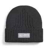 Gorro de lana negro con logo de Mercedes AMG Petronas Formula One Team.