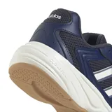 Championes Adidas modelo Eclyptix 2000, color azul marino con detalles en blanco y suela color arena. Presentan un diseño inspirado en el running de los años 2000, con capellada de malla y refuerzos sintéticos, y mediasuela Cloudfoam para mayor amortiguación.
