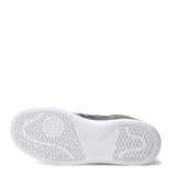 Championes urbanos New Balance modelo 080, color negro con detalles en blanco, confeccionados en cuero sintético con perforaciones en la puntera y logo lateral característico.