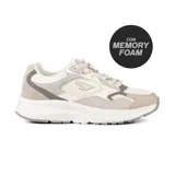 Championes Hi-Tec Dallas color blanco y gris con tecnología Memory Foam.