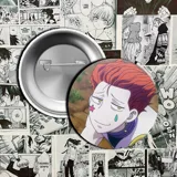 Pin metálico con imagen de los personajes Gon y Killua del anime Hunter x Hunter.